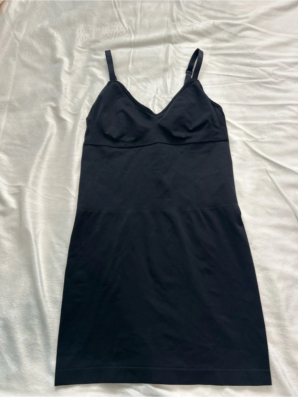Black compression Shaping Slip Dress sz:small - Picture 2 of 4